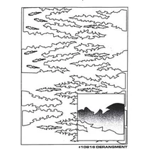 Tépett mintás öntapadós maszkoló - A4 méretű