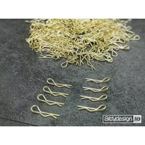 Arany kaszni rögzítő klipsz 8db