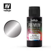 Vallejo metál fekete airbrush lexán festék 60ml