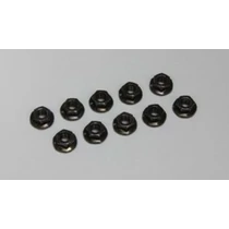 Kyosho M3x3.7mm szerátolt anya (10db)