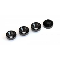 MR33 Alumínium szervó alátét 3.0 x 7.5mm fekete, 4db