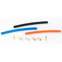 Hobbywing brushless motor csatlakozó szett 3db apa és 3db anya és zsugorcső (3.5mm)