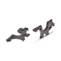 Schumacher Mi9 Alumínium magas bulkhead +2mm (2db)