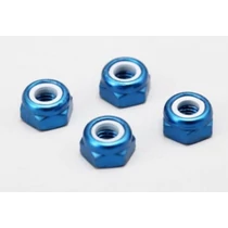 Yokomo M3x3mm önzáró anya (kék, 4db)