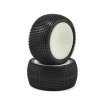 Schumacher felnire ragasztott Cactus - 1/10 hátsó kerék - sárga keverék (1 pár)