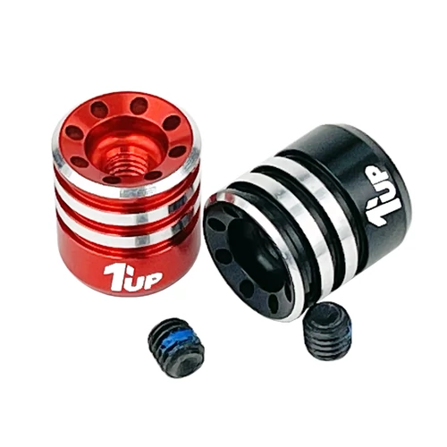 1Up Racing csatlakozó hűtőborda (1db piros és 1db fekete)