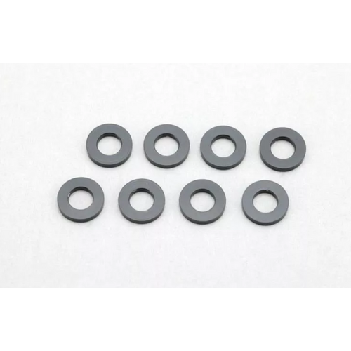Yokomo 3×6×1.5mm Alumínium hézagoló (8db, fekete)