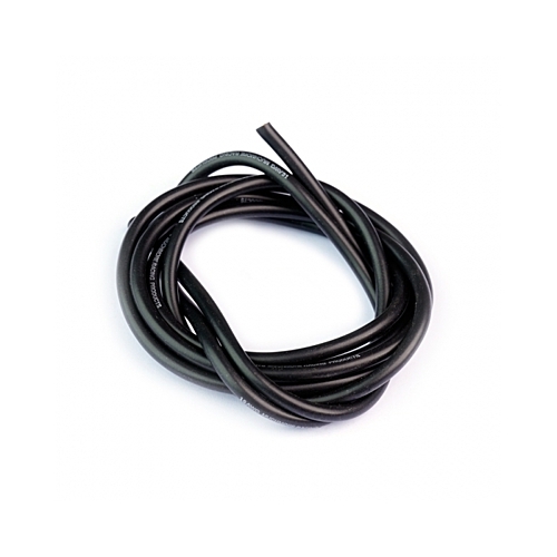 Muchmore szuper hajlékony szilikon kábel - 16 AWG, fekete, 100cm